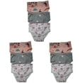 thumbnail image 1 of 9 Packs Toddler Little Girls Kids Underwear Cotton Briefs Size 2T 3T 4T 5T 6T, 1 of 4