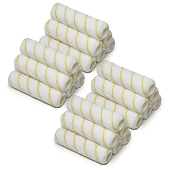 9" Paint Roller Covers - with 3/8" Nap - Lint-free Painting Essential Roller Cover - DIY Home Paint Accessory - 24pc. Value Pack