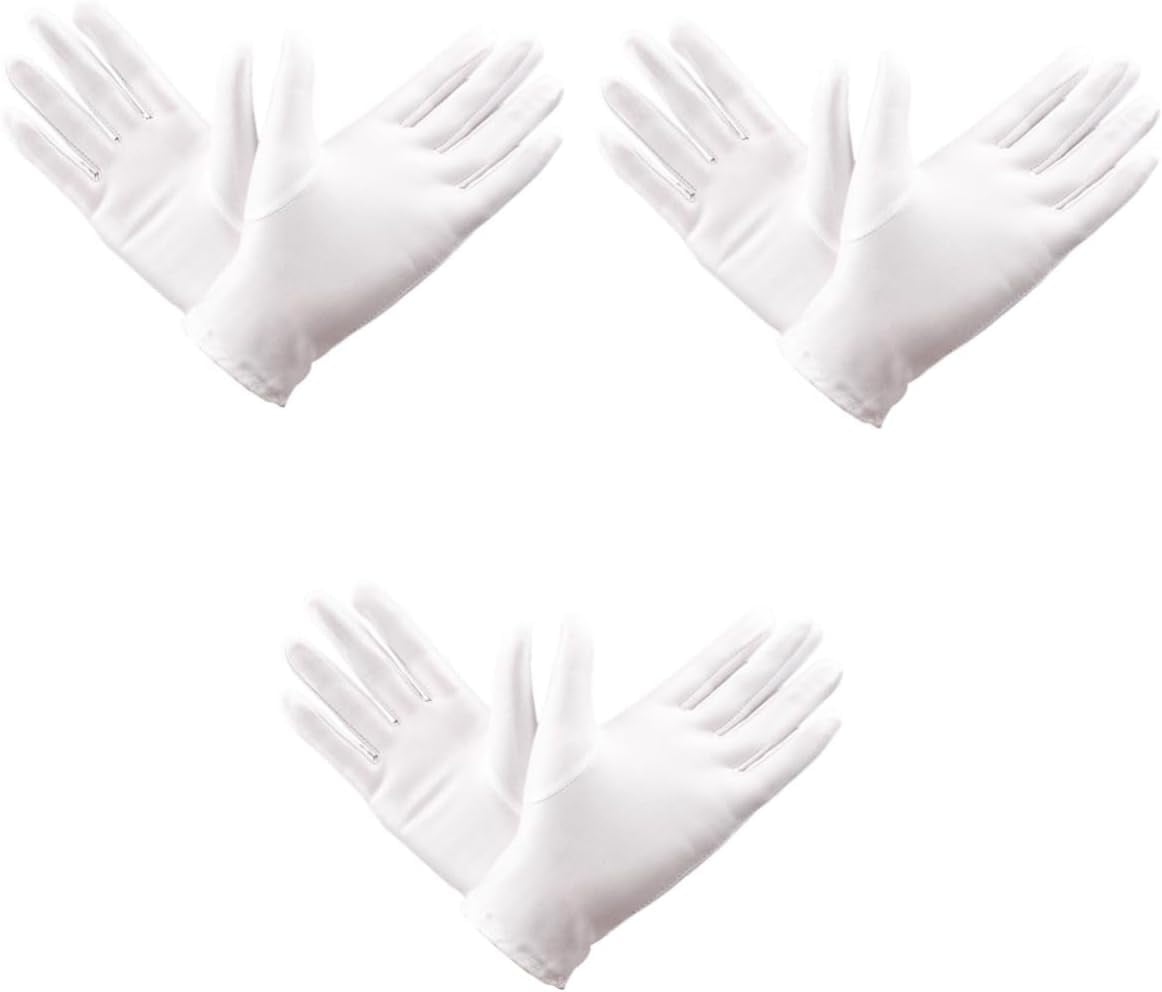 9 Pairs Gloves for Jewelry Inspection Food Prep Gloves Uniform Gloves