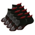 thumbnail image 1 of 9 Pairs Mens Athletic Cotton No Show Low Cut Ankle Breathable Casual Socks with Cushioned Tab for Sports Running Jogging Cycling, 1 of 6