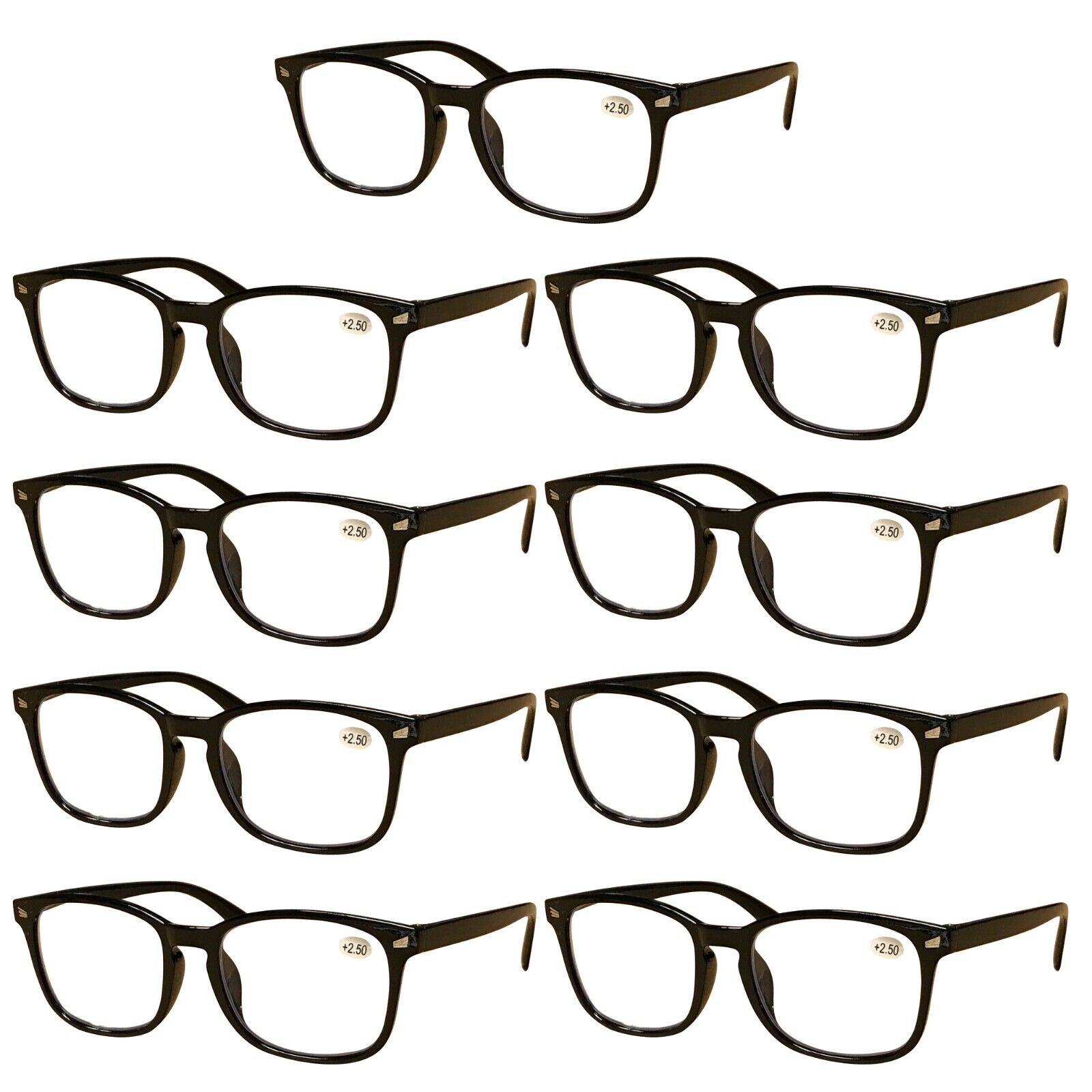 9 Pairs Mens Unisex Blue Light Blocking Reading Glasses Anti Blue Light Readers +0.75
