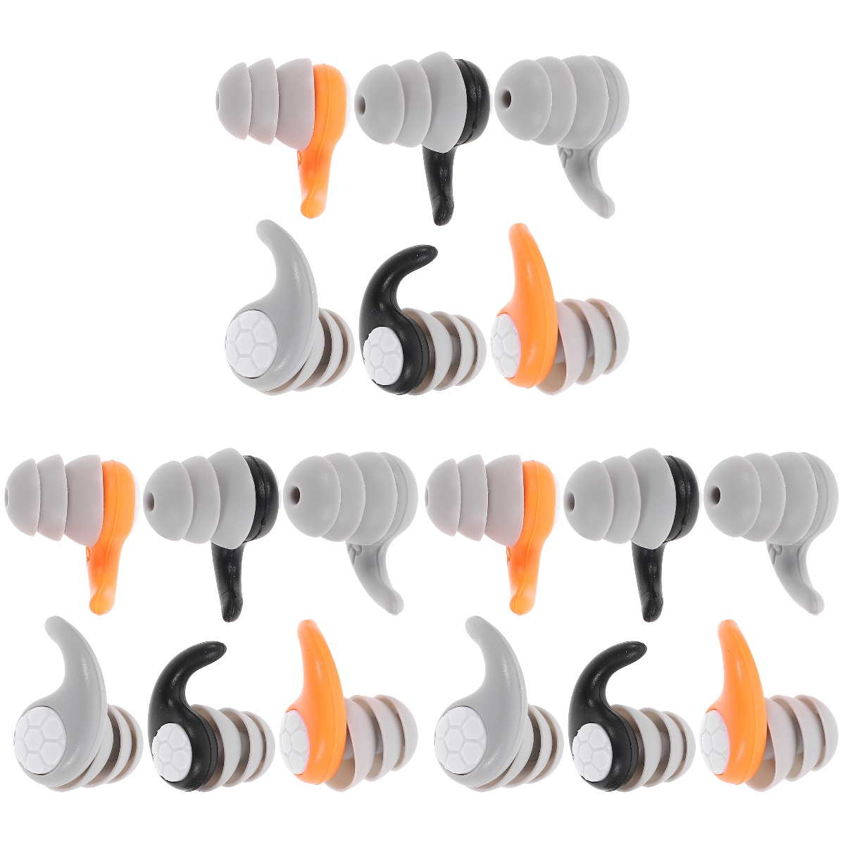 9 Pairs Silicone Soundproof and Noisecanceling Earplugs for Concerts Sleeping Invisible to
