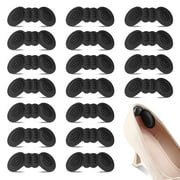 9 Pairs Thickened High Heel Pads, Self Adhesive Shoe Inserts Filler with Anti-Slip Bump, Heel Grips Cushions for Women Men Too Big Loose Shoes Boot Blister Pain Comfort Black
