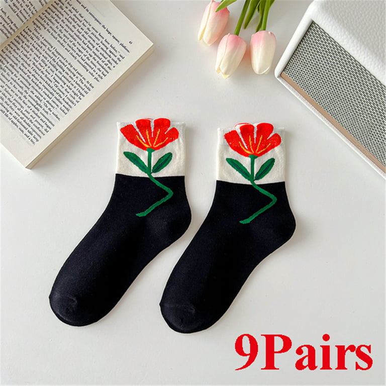 Cheap Girls Short Ankle Socks Candy Color Cute Cartoon Embroidery  Breathable Cotton Socks