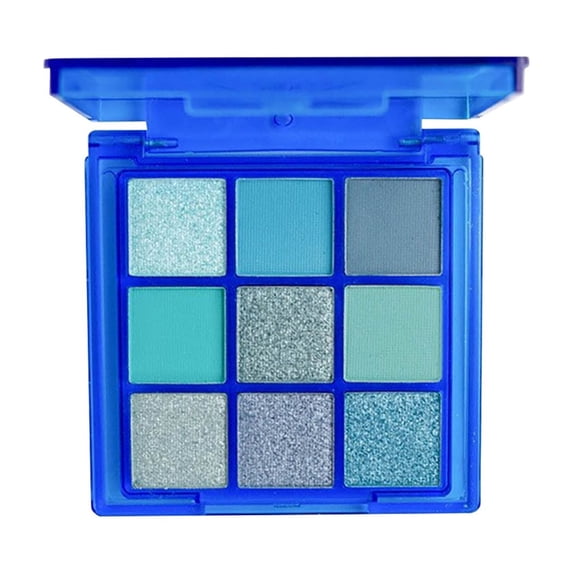 9 Pan Eyeshadow Palette, Shimmer Matte Eyeshadow Set, Smoky Eye Shadow Palette, Dark Tone Makeup Palette, Versatile Eye Color Palette