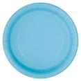 thumbnail image 1 of 9" Paper Dinner Plates, Light Blue, 8ct, 1 of 4