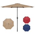 thumbnail image 1 of 9' Patio Umbrella Outdoor Table Market Yard Umbrella with Push Button Tilt/Crank, 1 of 7