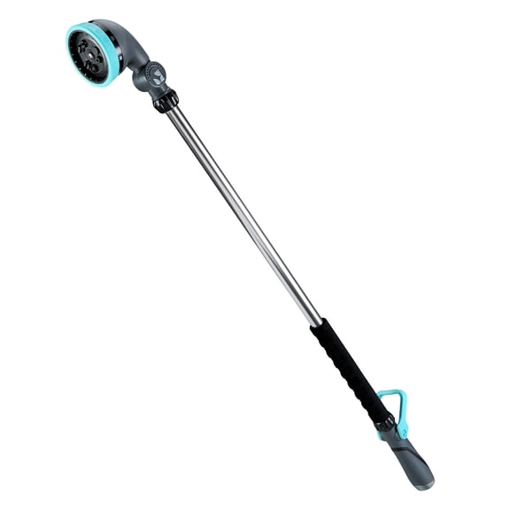 36 Inch Heavy-Duty Watering Wand, Garden Hose Sprayer 600004 with 270° Swivel Head, 9 Spray Patterns & Flow Control for Garden Plants, Yard Work, Car Cleaning, by New England Garden Tools