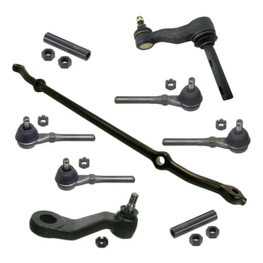 8-Piece Steering Kit For 1971-1972 Chevy Chevelle Special - Center Link, Tie Rod Ends, Idler Arm
