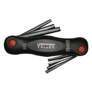 9 Pc. Folding Hex Keys Allen Wrench Set SAE 5/64-1/4