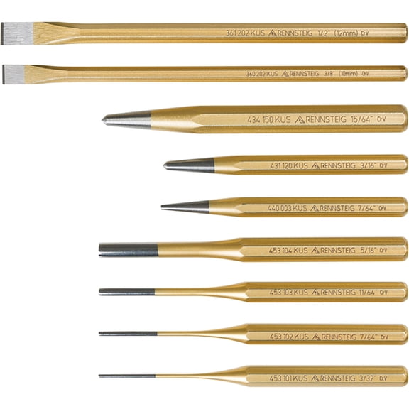 9 Pc Punch and Chisel Set 9R400009