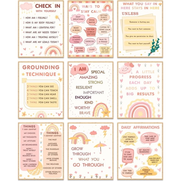 9 Pcs Black and White Travel Scenery Photos Unframed Canvas Prints Wall Decor Starry Sky Moon Canvas Wall Art Prints Reppy Room Decor Wall Unframed for Living Room Bedroom Colorful