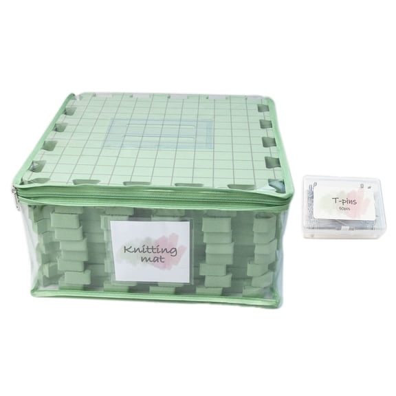 9 Pcs Blocking Mats for Knitting Crochet Blocking Board Thick Knitting Blocking Mat with Grids Lines