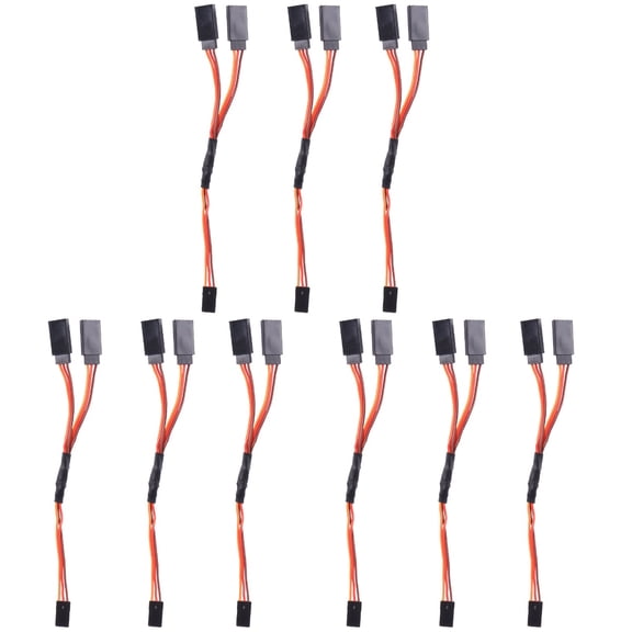 9 Pcs Brown RC Extension Cable for Helicopter Board to Wire