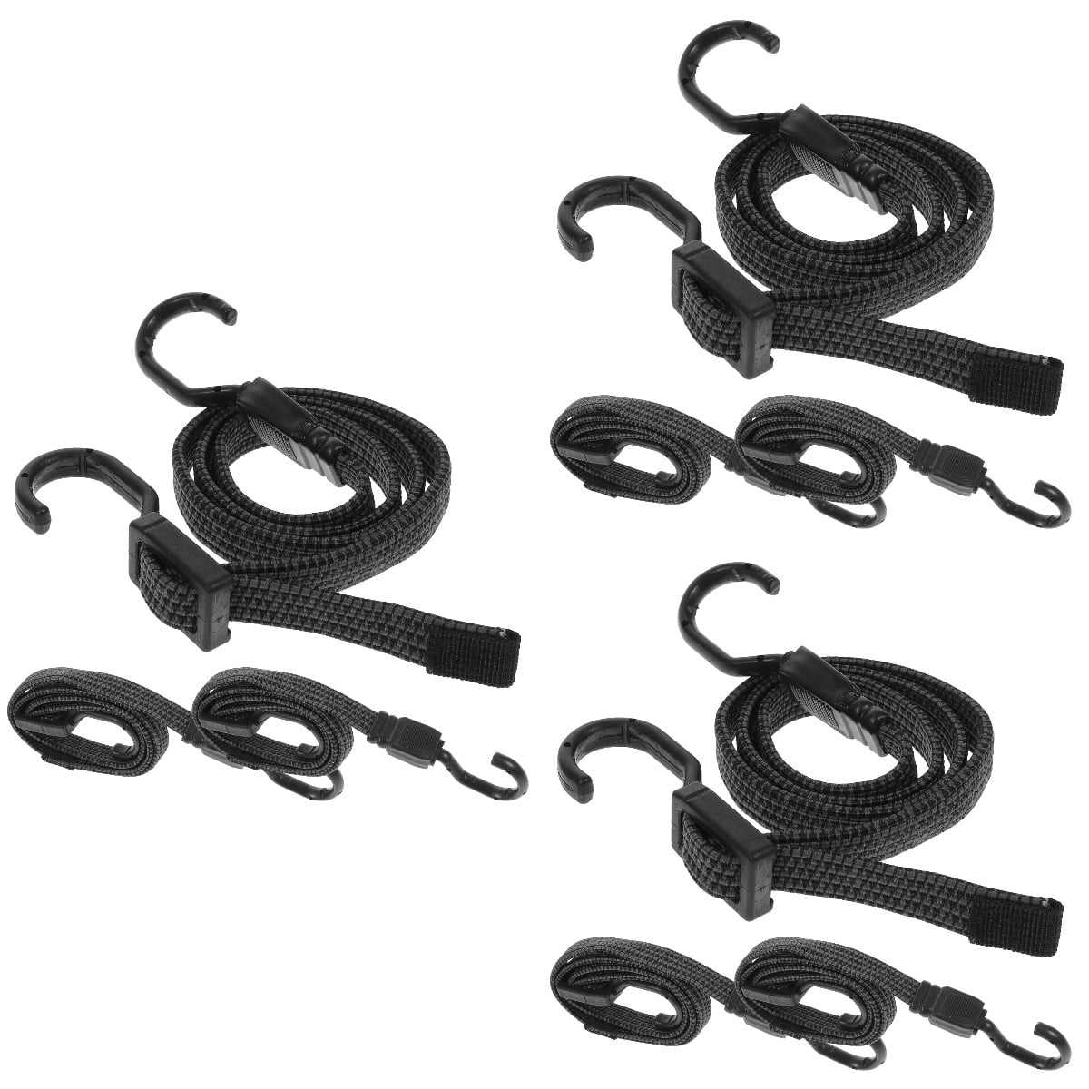 9 Pcs Cargo Strap Bungee Hooks Cords Heavy Duty Camping Tent with ...