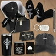 thumbnail image 1 of 9 Pcs Christian Gifts for Men Christmas Gifts for Dad Inspirational Gift Set for Father Spiritual Religious Catholic Gift Box for Male Friends Co Workers, 1 of 8