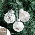 9 Pcs Christmas Ball Ornaments 6cm/2.36 Inch Shatterproof Christmas
