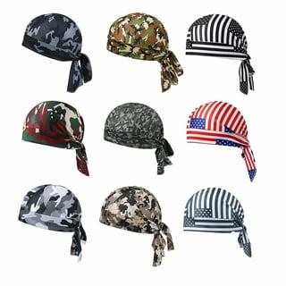 9 Pcs Cooling Sweatband Bandanas for Men and Women,Polyester Absorbent Quick Dry Bandana Head Wrap,Suitable for Cycling Running Hiking Motorcycle Riding Mountain Climbing Fitness