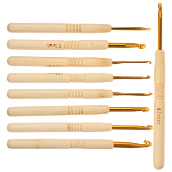 9 Pcs Crochet Hooks for Dreadlocks Sweater Cable Knit Knitted Yarn Weaving Needles Braid
