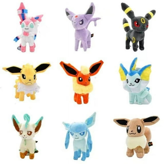 9 Pcs Cute Cartoon Animal Evolution Plush Set,Collectible Stuffed Toys for Kids Children