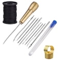 thumbnail image 1 of 9 Pcs Extra Long Needles Sewing Needles Big Eye Hand Quilting Needles for Doll Making Webbing Carpet Leather Canvas Repair Stitching and Crafting Project, 1 of 7