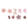 thumbnail image 1 of 9 Pcs Fashion Cute Rabbit Hair Clips Hairdo Clips for Girls for Children Pink, 1 of 2