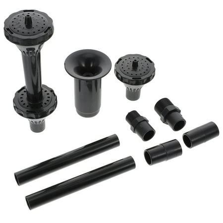 9 Pcs Fountain Pump Nozzle Set Water Spray Heads for Pond Fountain Submersible Pump Pool