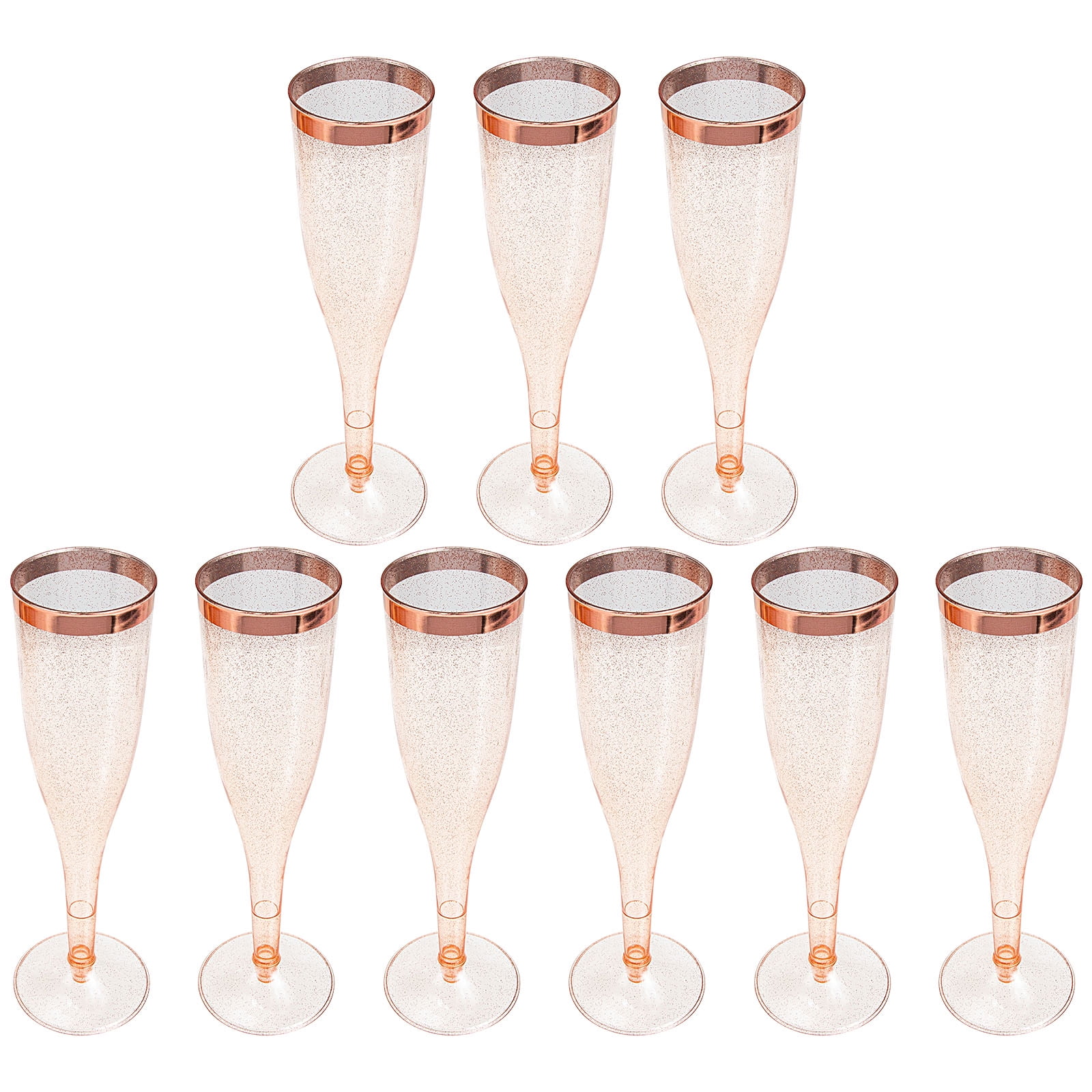9 Pcs Glass Martini Glasses Plastic Mug Decorative Wine Cups Cocktail