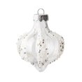 thumbnail image 1 of 9 Pcs Hand‑Painted Christmas Tree Ornaments, 3.14 Inch Plastic Hanging Baubles, White Xmas Balls for Holiday Home Party Decor, 1 of 5
