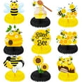 thumbnail image 1 of 9 Pcs Honey Bee Baby Shower Party Decoration Centerpiece Bumble Honeycomb Centerpieces Table Decoration for Bee Day Themed Gender Reveal Birthday Party Supplies, 1 of 6