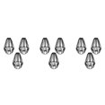 9 Pcs Iron Bulb Guard Lamp Cage, Ceiling Fan and Light Bulb Covers