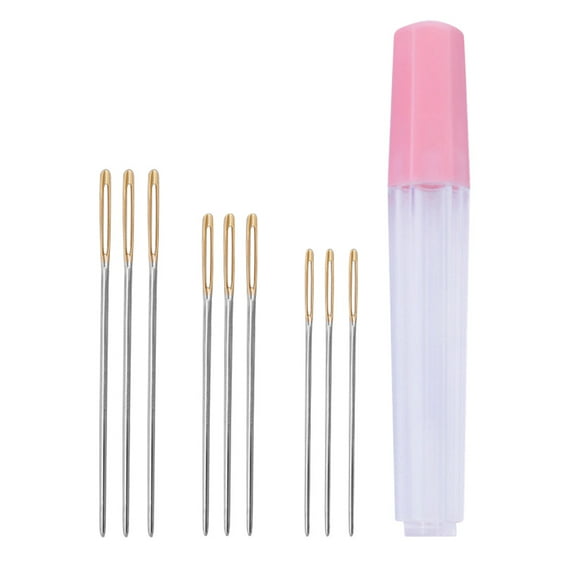 9 Pcs Large Eye Needle Large-eye Needles Big Eye Needles Beading Needles Yarn Needle Needle