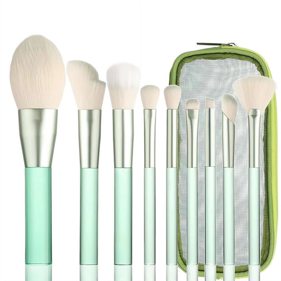 9 Pcs Makeup Brushes Set with Case