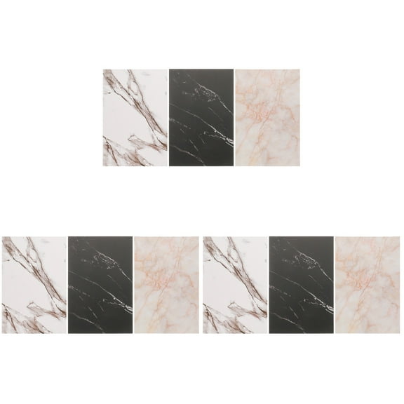 9 Pcs Marbling Card Photography Background Homedecor Backdrop Boards for Makeup Products