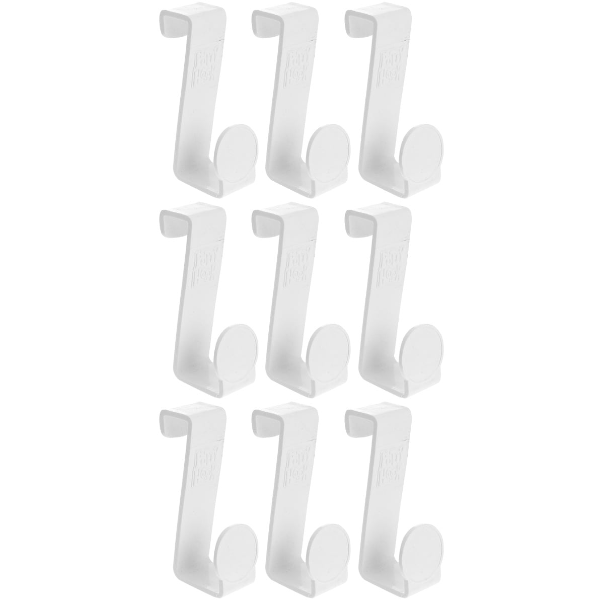 9 Pcs Multifunctional Z Hook Clothes Rack Kitchen Toilet Seat up Coat