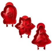 9 Pcs Pie Mold Christmas Crackers Bake Cake Pan Candy Molds Baking Cooking Household