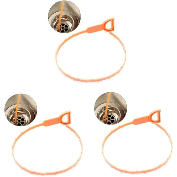 9 Pcs Pipe unclogger Plumbing Tools Drain Hair Remover Drain Hair Drain Clog Remover Drain Cleaning Tool Household Cleaner