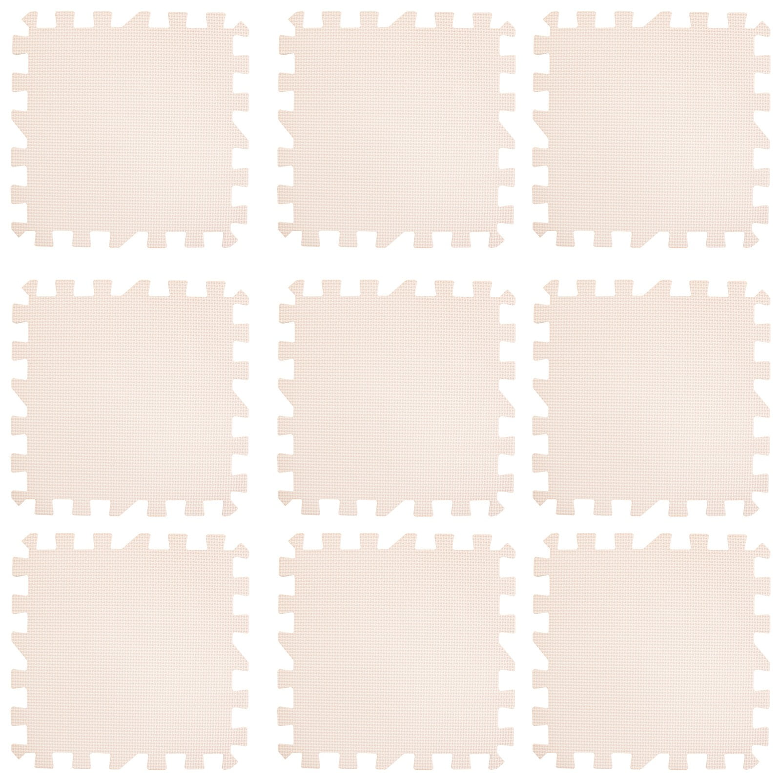 9 Pcs Puzzle Foam Floor Mats, Puzzle Floor Mats, Foam Play Mat,Jigsaw Puzzle Mats,Gym School Portective Floor Mats 11.81 x 11.81"