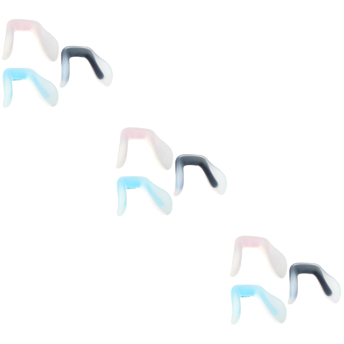 9 Pcs Replacement Nose Pads Glasses Parts Eyeglass Nose Pads Antiskid Nose Pads Skinfriendly