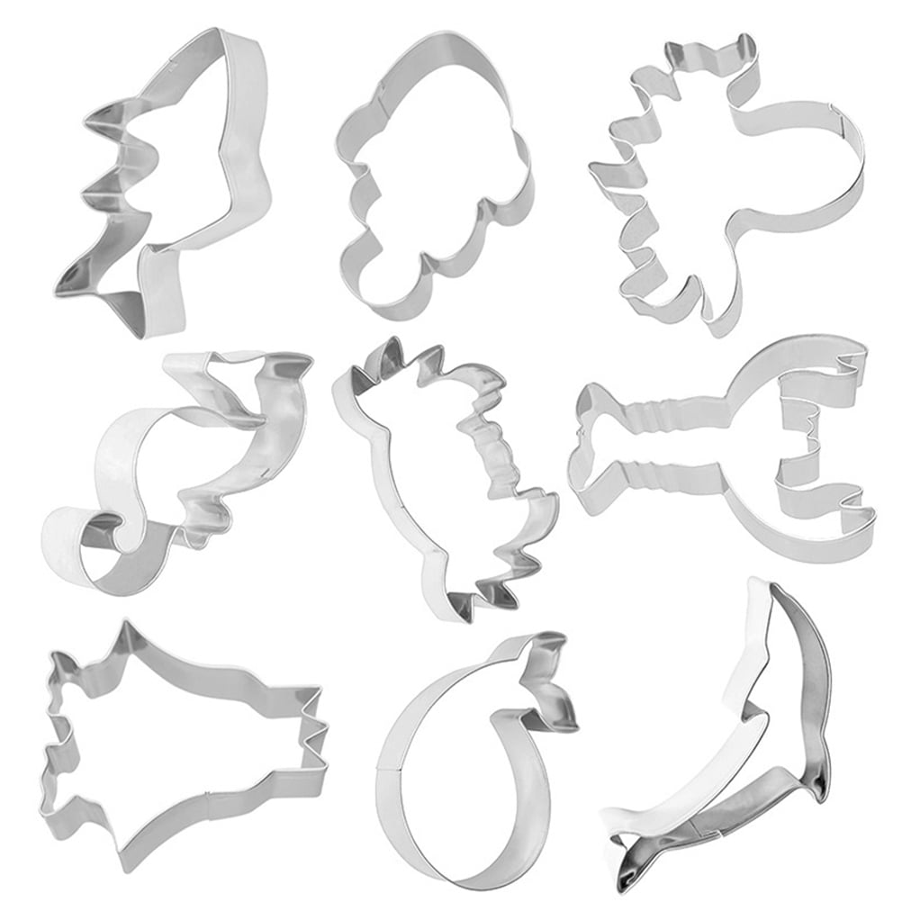 9 Pcs Sea Creature Cookie Cutter DIY Cookie Mold Animal Cookie Mold Sea