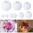 thumbnail image 1 of 9 Pcs Sphere Silicone Molds for Resin, Upgraded Seamless 3D Sphere Resin Molds Silicone,Large Round Ball Epoxy Resin Molds for Flowers Preservation,Resin Casting, Soap, Candle, 1 of 7