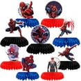 thumbnail image 1 of 9 Pcs Spidey Honeycomb Centerpieces 3D Table Decorations Table Deco Birthday Party Supplies Party Decoration, 1 of 4