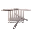 thumbnail image 1 of 9 Pcs Stainless Steel Understring Radius Gauge Guitar Gauge Luthiers Tool for Guitar Repair and Maintenance, 1 of 8