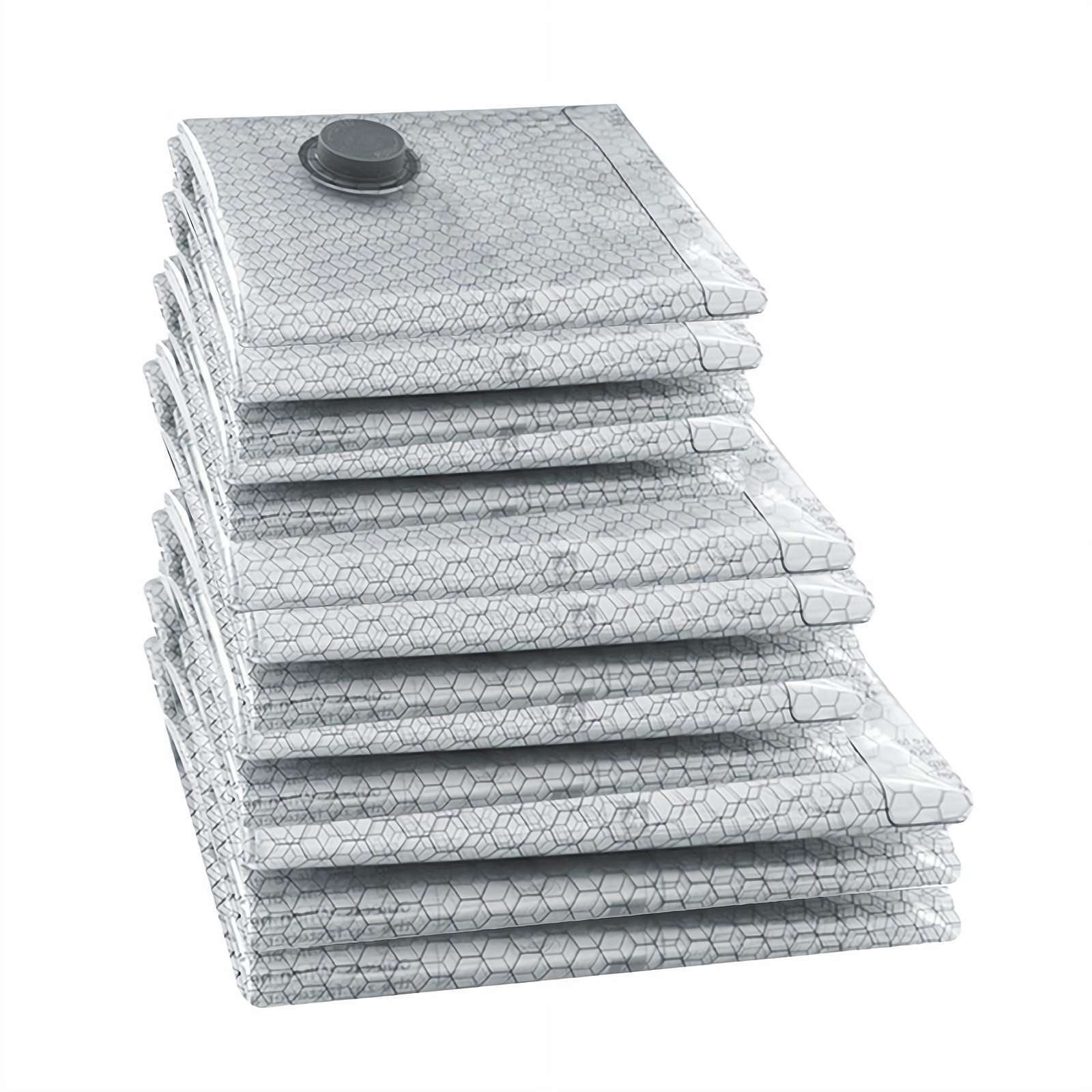 9 Pcs Travel Vacuum Storage Bags with Electric Pump, Carry-on Size Vacuum Seal Bags for Luggage and Suitcase Compression, Space Saver for Clothes and Clothing Travel