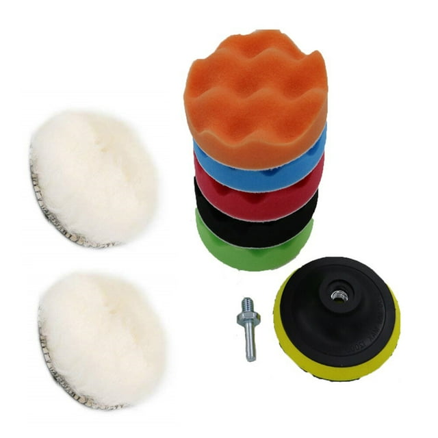 9 Pcs Waxing Wheel for Car Polishing Pads Car Detailing Pads Car