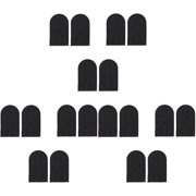 9 Pcs game finger cot Carbon Fiber Game Finger Sleeves phone finger cover finger for gaming Silver Fiber Game Thumb Sleeve Gaming Finger Cot Touchscreen Finger Sleeve Accessories