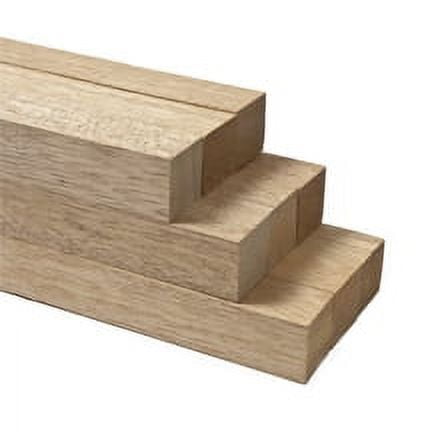 9 Pcs of 1" x 36" Hardwood Square Dowels