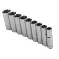 thumbnail image 1 of 9 Piece 3/8 Inch Drive 6 Point Metric Deep Chrome Socket Set, 1 of 1