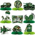 9Piece Army Party Decorations Camouflage Birthday Party Supplies