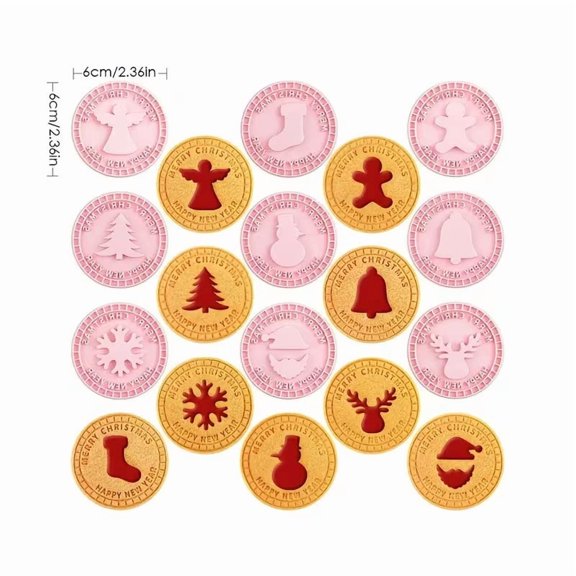 9-Piece Cartoon Cookie Cutters Set with 3D Embossing Kit for Creative Baking Fun